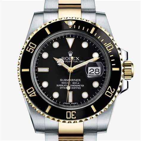 rolex submariner date acciaio oro prezzo|rolex submariner stampata.